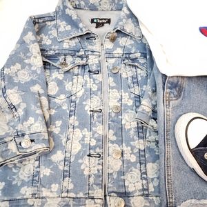 Tractor floral denim jacket